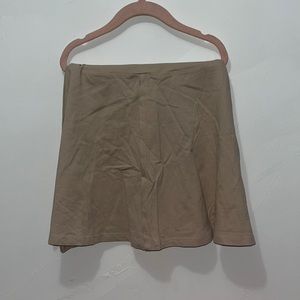 Size 6 coco blanc beige mini skirt 100% cotton